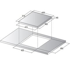 Schlosser ID 553-2B hind ja info | Pliidiplaadid | hansapost.ee