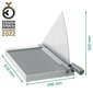 Giljotiin Leitz Precision Home Office Paper Cutter A3, 10 lehte hind ja info | Kirjatarvikud | hansapost.ee