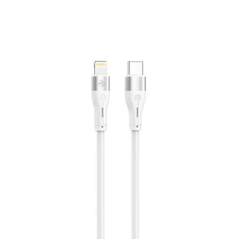 Kaabel Tellur Silicone TLL155541, USB-C/Lightning, 1 m hind ja info | Mobiiltelefonide kaablid | hansapost.ee