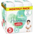 Подгузники-трусики Pampers Harmonie Monthly pack, размер 5, о, 12-17 кг, 80 шт.