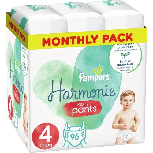 Pampers Harmonie Pants Püksmähkmed, Suurus 4, 96 Mähet, 9-15kg цена и информация | Mähkmed, riidest mähkmed | hansapost.ee