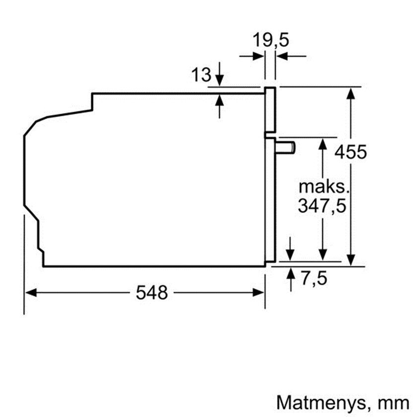 Integreeritav kompaktahi Bosch (mikrolainefunktsiooniga), CMG633BS1 hind ja info | Ahjud | hansapost.ee
