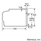 Integreeritav kompaktahi Bosch (mikrolainefunktsiooniga), CMG633BS1 hind ja info | Ahjud | hansapost.ee