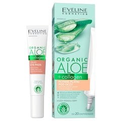 Organic Aloe+Collagen silmamask tursetele ja tumedatele silmaalustele 20ml цена и информация | Сыворотки, кремы для век | hansapost.ee