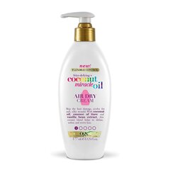 Juuste kuivatuskreem, vähendab kahusust Organix Coconut Oil Miracle Oil Air Dry, 177ml hind ja info | Juuste viimistlusvahendid | hansapost.ee