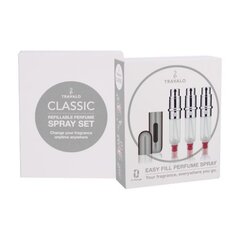 Travalo Classic HD - refillable bottle 3 x 5 ml (silver) hind ja info | Kosmeetikakotid ja meigipeeglid | hansapost.ee