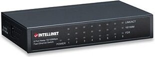 Коммутатор Intellinet Ethernet 8x 10/100Mbps RJ45, металлический корпус цена и информация | Коммутаторы (Switch) | hansapost.ee