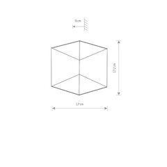 Seinavalgusti Nowodvorski TRIANGLES LED 8141 цена и информация | Настенные светильники | hansapost.ee