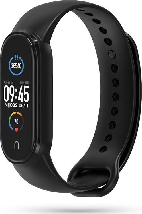 Tech-Protect Iconband Xiaomi Mi Smart Band 5/6 black цена и информация | Nutikellade aksessuaarid ja tarvikud | hansapost.ee