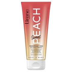 Taastav keha- ja näokreem Lirene Body & Mind Sweet Peach, 200ml цена и информация | Кремы, лосьоны для тела | hansapost.ee