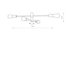 Laevalgusti Nowodvorski ROTOR 7936 hind ja info | Laelambid | hansapost.ee