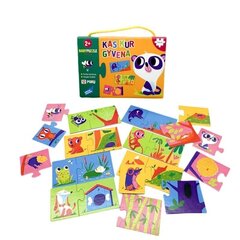 Baby Puzzle головоломка для самых маленьких "Кто где живет?" цена и информация | Dream Makers Игрушки | hansapost.ee