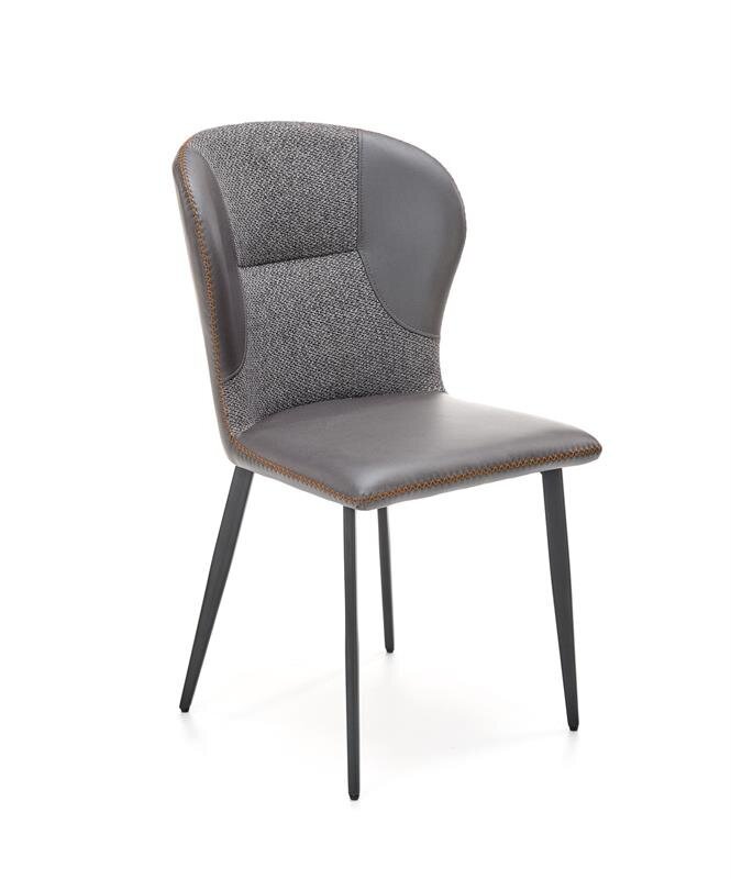 2 tooli komplekt Halmar K466, hall цена и информация | Köögitoolid, söögitoolid | hansapost.ee