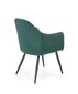2 tooli komplekt Halmar K464, roheline цена и информация | Köögitoolid, söögitoolid | hansapost.ee