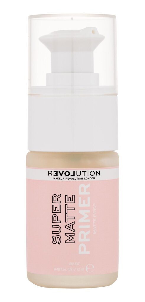 Matt meigialuskreem Revolution Relove Super Matte 12 ml hind ja info | Jumestuskreemid ja puudrid | hansapost.ee