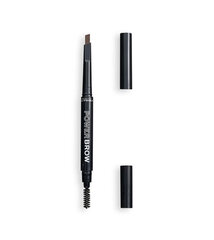 Двухсторонний карандаш для бровей Revolution Relove Power Brow 0,3 г, Brown цена и информация | Карандаши, краска для бровей | hansapost.ee