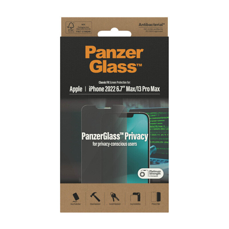 PanzerGlass iPhone 14 Plus/13 Pro Max цена и информация | Ekraani kaitseklaasid ja kaitsekiled | hansapost.ee