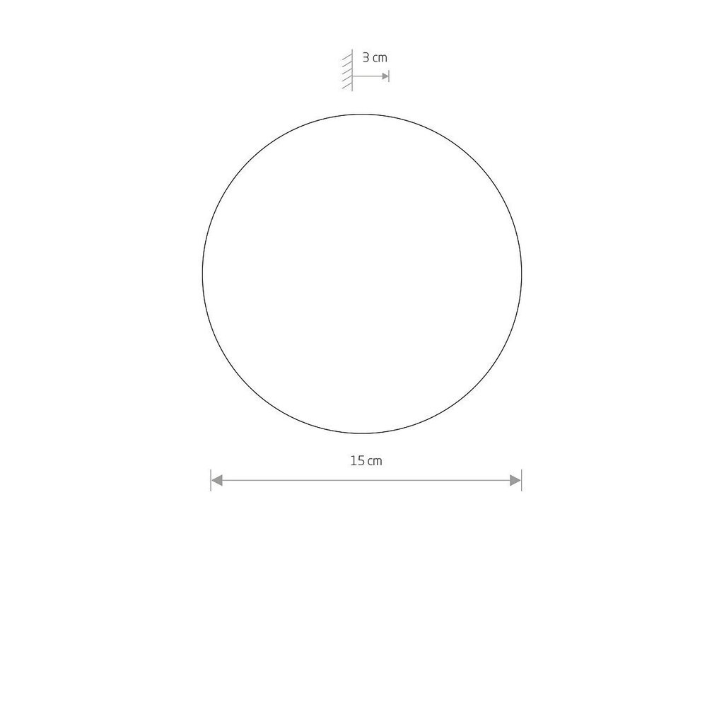 Seinavalgusti Nowodvorski RING LED S 7634 hind ja info | Seinavalgustid | hansapost.ee