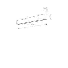 Seinavalgusti Nowodvorski STRAIGHT WALL LED M 7594 цена и информация | Настенные светильники | hansapost.ee