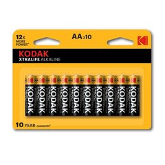 Щелочные батарейки Kodak XTRALIFE AA, 10 шт. цена и информация | Батерейки | hansapost.ee