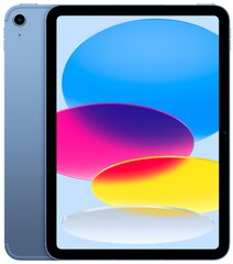 iPad 10.9" Wi-Fi + Cellular 256GB - Blue 10th Gen - MQ6U3HC/A цена и информация | Планшеты | hansapost.ee