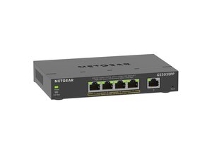 Netgear GS305EPP Managed L2/L3 Gigabit Ethernet (10/100/1000) Power over Ethernet (PoE) Black цена и информация | Коммутаторы (Switch) | hansapost.ee