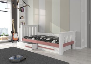 Lastevoodi Carmel 197x95x97cm + Madrats цена и информация | Детские кровати | hansapost.ee