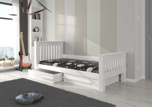 Детская кровать Carmel 197x95x97см + матрасик цена и информация | Детские кровати | hansapost.ee