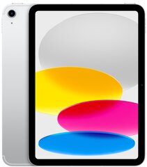 iPad 10.9" Wi-Fi + Cellular 64GB - Silver 10th Gen - MQ6J3HC/A hind ja info | Tahvelarvutid | hansapost.ee