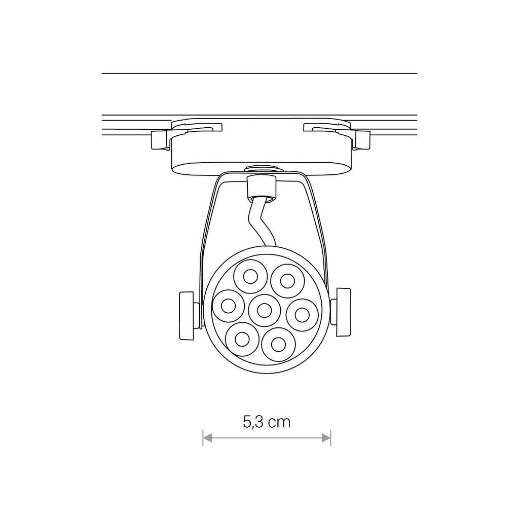 Aktsentlamp Nowodvorski PROFILE STORE PRO LED 7W 8316 hind ja info | Laelambid | hansapost.ee