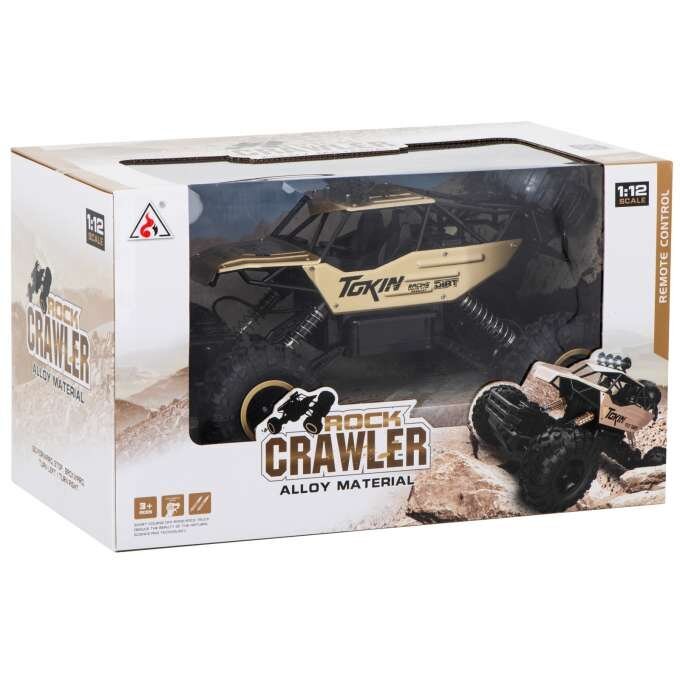 Auto RC Rock Crawler 1:12 4WD Metal Black hind ja info | Mänguasjad poistele | hansapost.ee