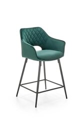 Набор из 2 барных стульев Halmar H107, зеленый цена и информация | Стулья для кухни и столовой | hansapost.ee