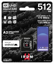 Goodram 512GB microSDXC + Adapter цена и информация | Fotoaparaatide mälukaardid | hansapost.ee