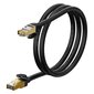 Baseus Speed Seven High Speed RJ45 Network Cable 10Gbps 1m Black (WKJS010101) hind ja info | Juhtmed ja kaablid | hansapost.ee