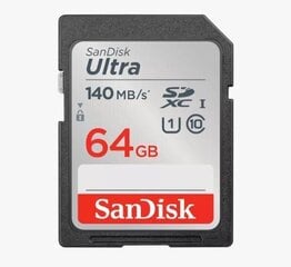 Sсandisk Ultra SDXC 64GB цена и информация | Карты памяти для телефонов | hansapost.ee