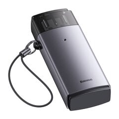 Baseus Lite Series SD/TF memory card reader, USB (gray) цена и информация | Baseus Aксессуары для компьютеров | hansapost.ee