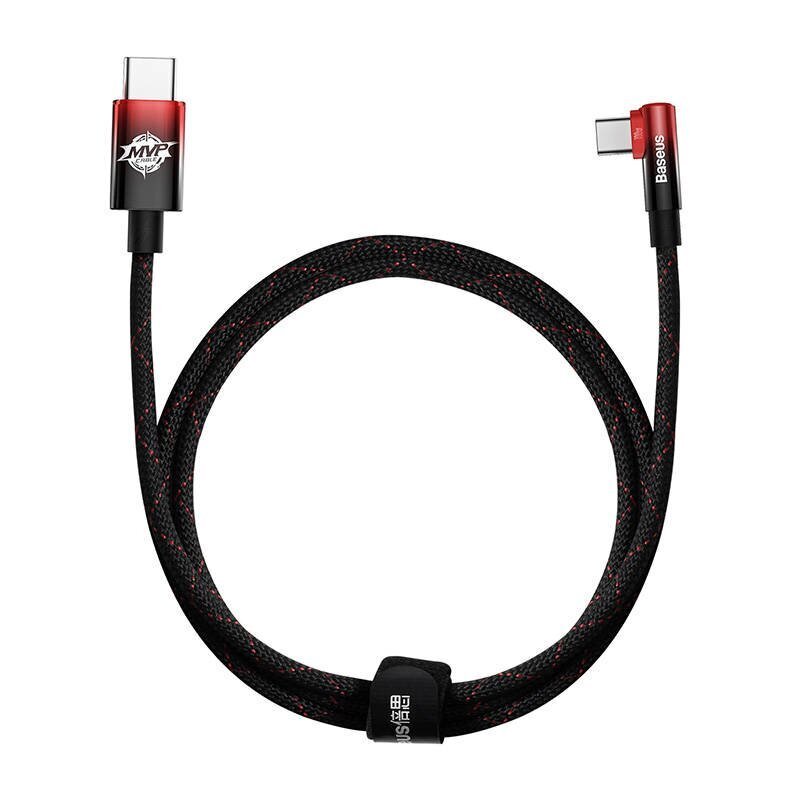 Baseus MVP2 USB-C to USB-C Cable, 100W, 1m (Black / Red) цена и информация | Mobiiltelefonide kaablid | hansapost.ee