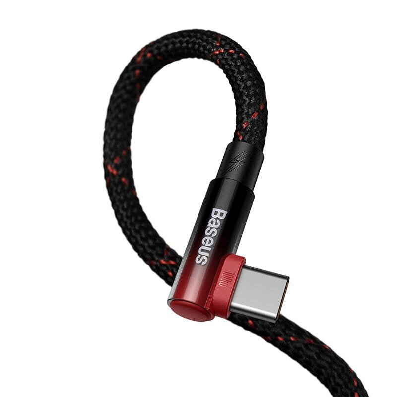 Baseus MVP2 USB-C to USB-C Cable, 100W, 1m (Black / Red) цена и информация | Mobiiltelefonide kaablid | hansapost.ee