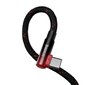 Baseus MVP2 USB-C to USB-C Cable, 100W, 1m (Black / Red) цена и информация | Mobiiltelefonide kaablid | hansapost.ee