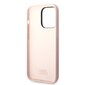 Karl Lagerfeld Liquid Silicone Karl Head Case for iPhone 14 Pro Pink hind ja info | Telefonide kaitsekaaned ja -ümbrised | hansapost.ee