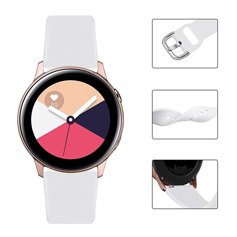 Silicone Strap TYS smart watch band universal 22mm red цена и информация | Nutikellade aksessuaarid ja tarvikud | hansapost.ee