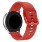 Silicone Strap TYS smart watch band universal 22mm red цена и информация | Nutikellade aksessuaarid ja tarvikud | hansapost.ee