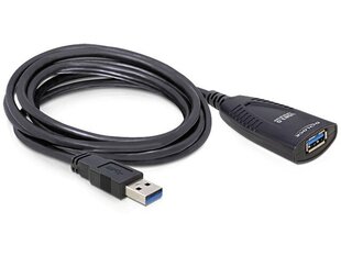 Delock USB 3.0 pikenduskaabel 5M must цена и информация | Кабели и провода | hansapost.ee