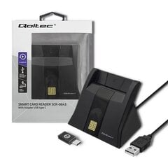 Qoltec Kiipkaardi skanner USB2.0 Plug & play price and information | Nutiseadmed ja lisatarvikud | hansapost.ee