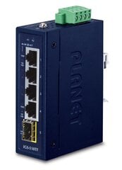 PLANET IGS-510TF network switch Unmanaged Gigabit Ethernet (10/100/1000) Blue цена и информация | Коммутаторы (Switch) | hansapost.ee