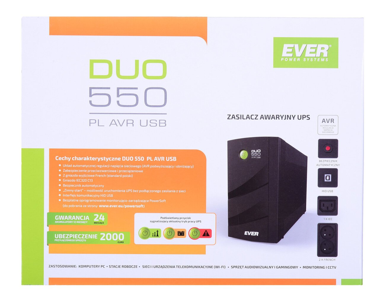 Ever T/DAVRTO-000K55/01 hind ja info | Puhvertoiteallikad | hansapost.ee