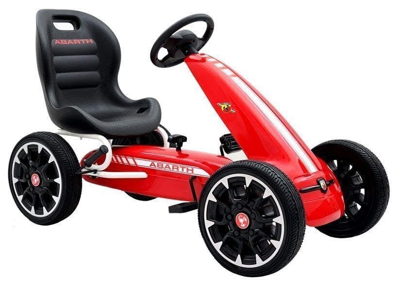 Kart lastele Abarth, punane hind ja info | Kelgud, pepulauad ja tuubid | hansapost.ee