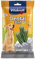 Vitakraft Dental Sticks 3in1 maiused koertele, 7 tk hind ja info | Koerte maiused | hansapost.ee