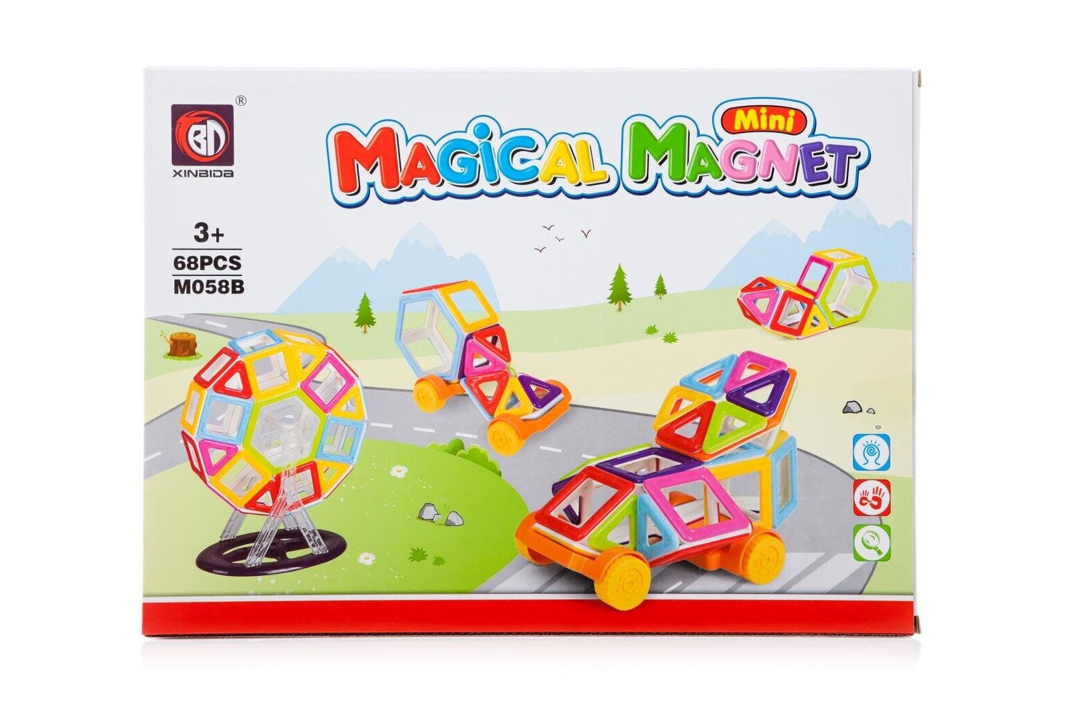 Magnetkonstruktor Magical Magnet 68-osaline hind ja info | Klotsid ja konstruktorid | hansapost.ee