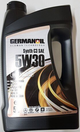 Sünteetiline mootoriõli Germanoil Synth 5W30, 5L цена и информация | Mootoriõlid | hansapost.ee